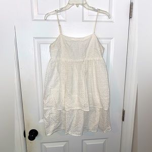 Ivy May white eyelet sundress. Size M